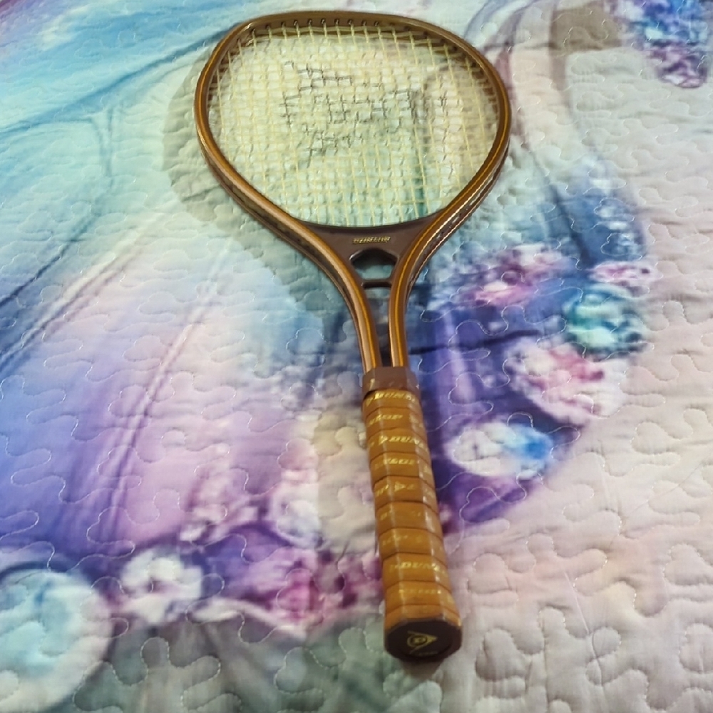 .🎾 Vintage 1980s Dunlop Titan Mid Tennis Racket + Original Cover 🎾 - Picture 9 of 16
